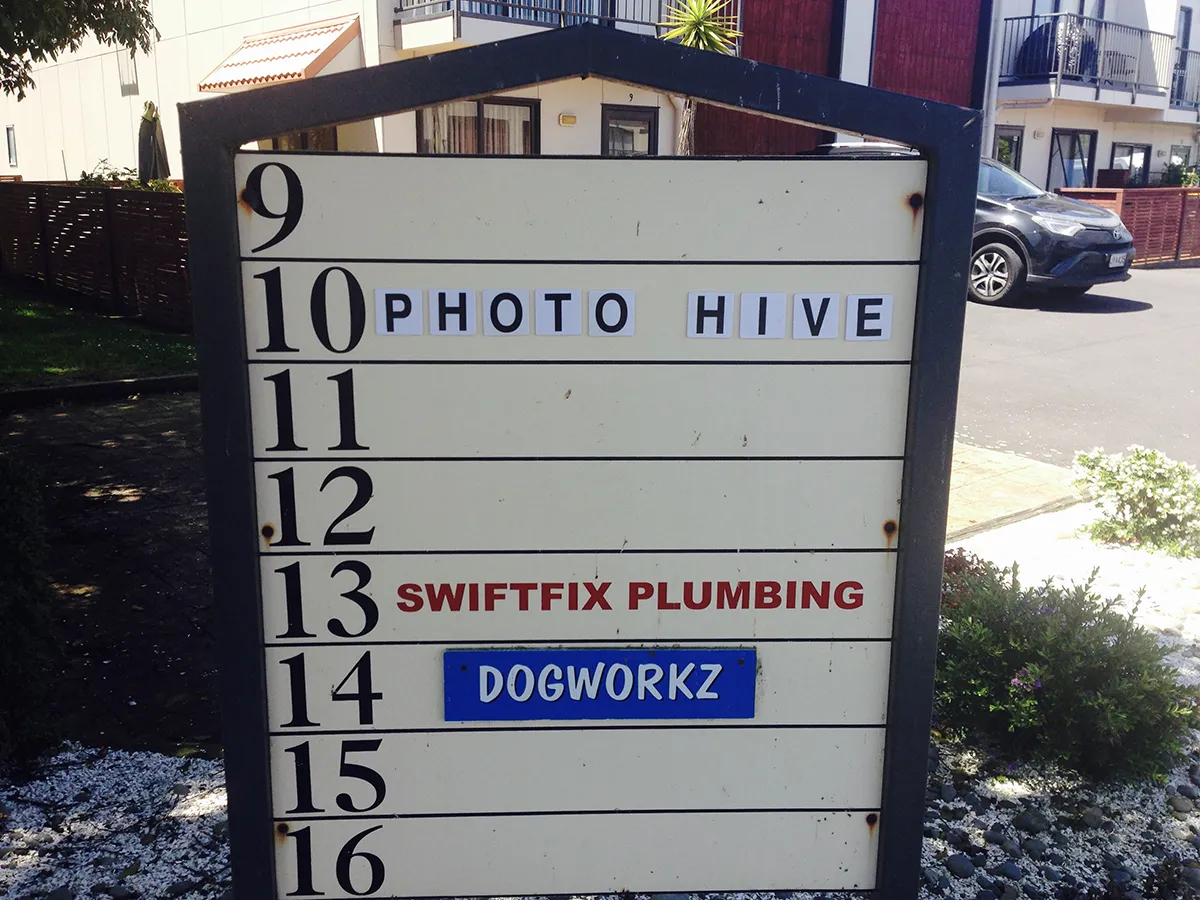 The first Photo Hive studio in Takanini, where the business began in New Zealand